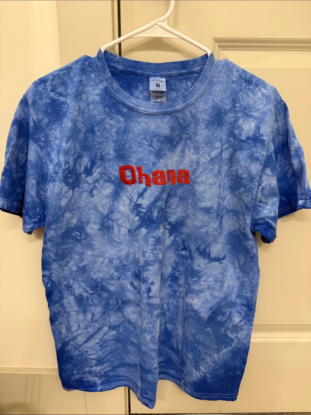 Ohana Tie-Dye Blue Tee